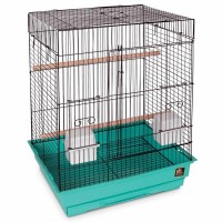 Prevue Square Top Bird Cage - Small - 1 Pack - 16 in. L x 14 in. W x 18 in. H