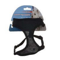 Coastal Pet Comfort Soft Adjustable Harness - Black - Small - 3/8 in. Width - Girth Size 19 in. - 23 in. - 2 Pieces