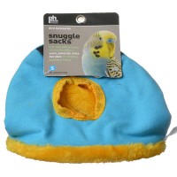 Prevue Snuggle Sack - Small - 6.25 in. L x 4.5 in. W x 8 in. H - Assorted Colors - 2 Pieces