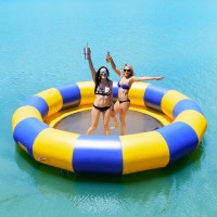 15 Ft. Inflatable Water Bounce Jump Floated Water Trampoline