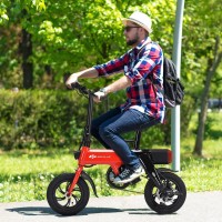 250 W Portable Aluminum High Speed Folding Adult Electric Bicycle
