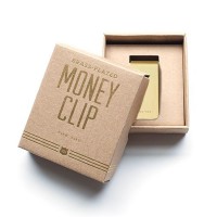 For You Brass Money Clip