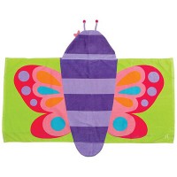 Hooded Towel For Kids - Butterfly