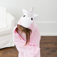 Animal Face Hooded Towel - Unicorn