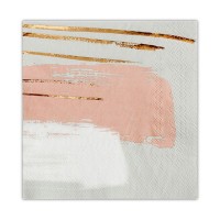 Brush Stroke Paper Cocktail Napkins - Small - 2 Pieces