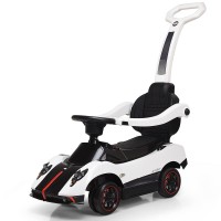 2 in 1 Electric Kids Ride On Push Around Car