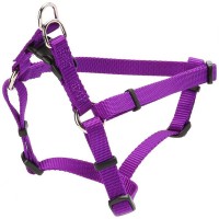 Tuff Collar Comfort Wrap Nylon Adjustable Harness - Purple - X - Small - Girth Size 12 in. - 18 in.
