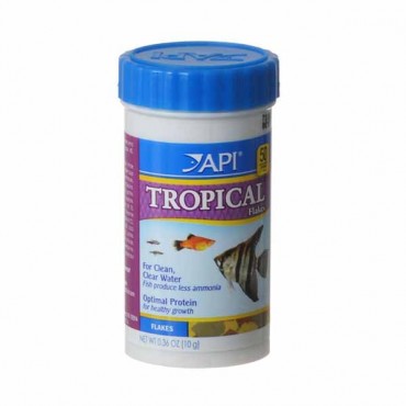 API Tropical Premium Flake Food - .36 oz - 5 Pieces