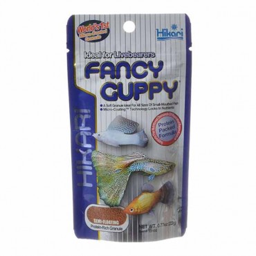 Hikari Fancy Guppy Fish Food - .7 oz - 4 Pieces