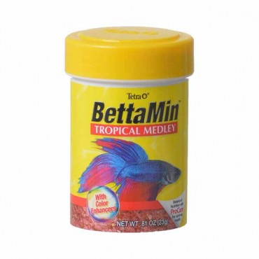Tetra BettaMin Tropical Medley Fish Food - .81 oz - 5 Pieces