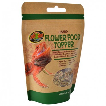 Zoo Med Lizard Flower Food Topper - 0.21 oz - 5 Pieces