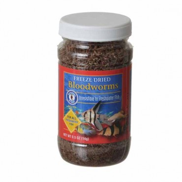 SF Bay Brands Freeze Dried Blood Worms - 0.5 oz - 2 Pieces