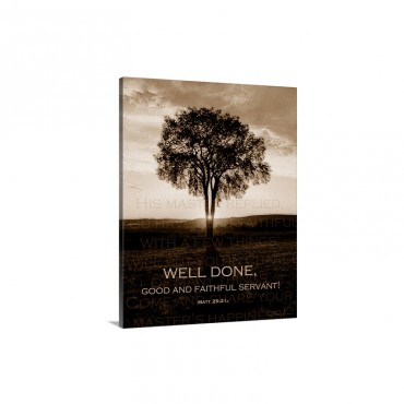Well Done Good Wall Art - Canvas - Gallery Wrap