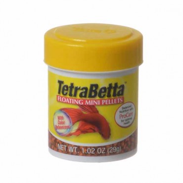 Tetra TetraBetta Floating Mini Pellets - 1.02 oz - 5 Pieces