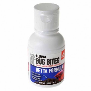 Fluval Bug Bites Betta Formula Granules - 1.06 oz - Pieces 