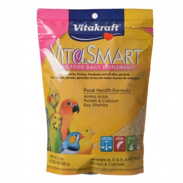Vitakraft VitaSmart Egg Food Daily Supplement for Pet Birds - 1.1 lb - 2 Pieces