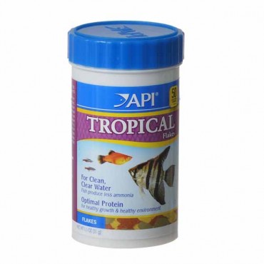 API Tropical Premium Flake Food - 1.1 oz - 4 Pieces