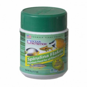 Ocean Nutrition Spirulina Flakes - 1.2 oz - 4 Pieces