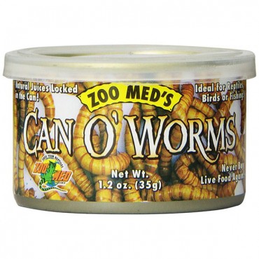 Zoo Med Can O' Worms - 1.2 oz - 2 Pieces
