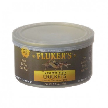 Flukers Gourmet Style Canned Crickets - 1.2 oz - 2 Pieces