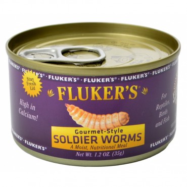 Flukers Gourmet Style Soldier Worms - 1.2 oz - 2 Pieces