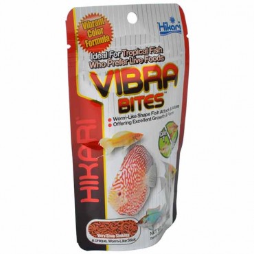 Hikari Vi bra Bites Tropical Fish Food - 1.23 oz - 4 Pieces