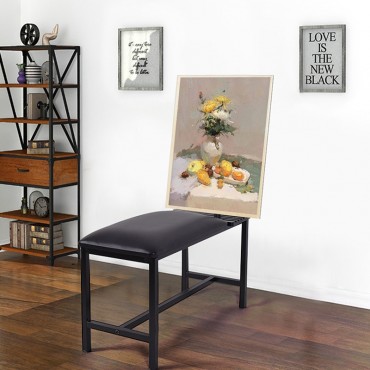 Modern Height Adjustable 2-In-1 Drawing Desk + Stool
