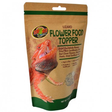 Zoo Med Lizard Flower Food Topper - 1.4 oz - 2 Pieces