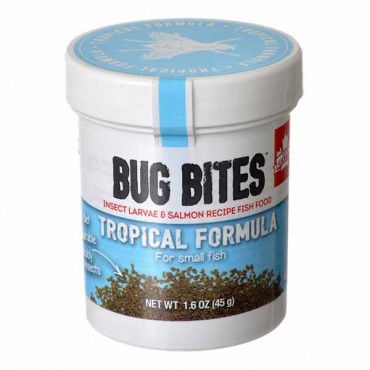 Flu val Bug Bites Tropical Formula Granules for Small Fish - 1.59 oz - 4 Pieces