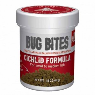 Flu val Bug Bites Cichlid Formula Granules - 1.6 oz - 45 g - 2 Pieces