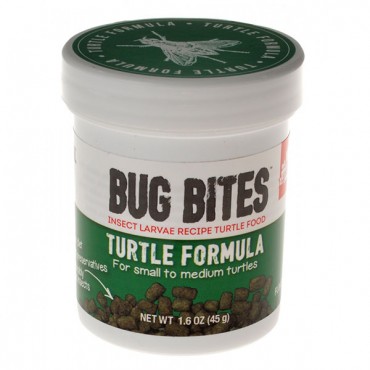 Fluval Bug Bites Turtle Formula Floating Pellets - 1.6 oz - 2 Pieces