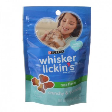 Purina Whisker Lickin's Crunch Lovers Tuna Flavored Cat Treats - 1.7 oz - 5 Pieces