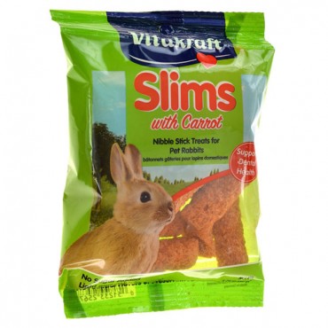 VitaKraft Slims with Carrot for Rabbits - 1.76 oz - 4 Pieces