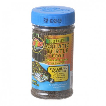 Zoo Med Natural Aquatic Turtle Food - Hatching Formula - Pellets - 5 Pieces