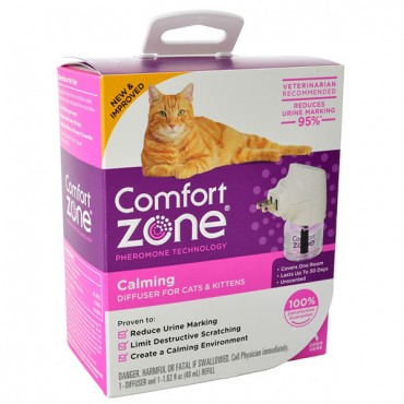 Comfort Zone Pheromone Cat Calming Diffuse - 1 Count - 1 Diffuse and 1 Refill
