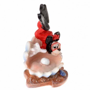 Penn Plax Diving Minnie Resin Ornament - 1 Count - 2 Pieces