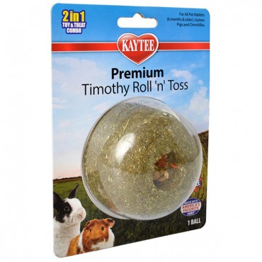 Kaytee Premium Timothy Roll 'n' Toss - 1 Count - 2 Pieces