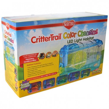 Kaytee Crittertrail Color Changing LED Light Habitat - 1 Count