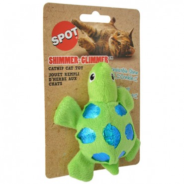 Spot Shimmer Glimmer Turtle Catnip Toy - Assorted Colors - 1 Count - 5 Pieces