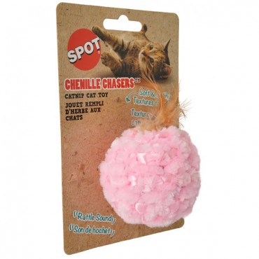 Spot Chenille Chasers Catnip Cat Toy - Assorted Colors - 1 Count - 5 Pieces