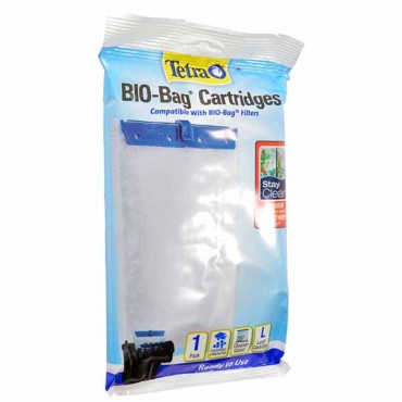 Tetra Bio-Bag Cartridges with Stay Clean - Large - 1 Count - 4 Pieces