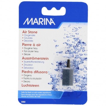 Marina Aqua Fizzz Aquarium Air Stone - 1 in. Cylinder Air Stone - 1 Pack - 20 Pieces