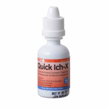 Hikari Quick Ich-X Concentrated Disease Treatment - 1 oz - Treats up to 300 Gallons - 4 Pieces