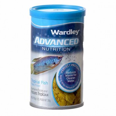 Wardley Advanced Nutrition Tropical Fish Flake Food - 1 oz - 4 Pieces