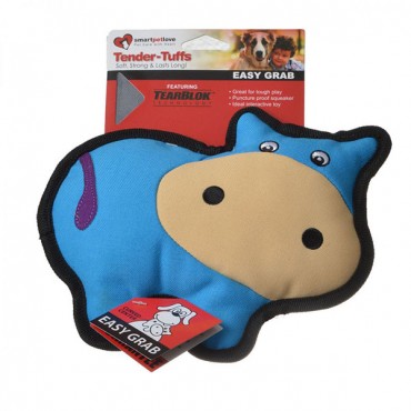Smart Pet Love Simple Blue Cow Dog Toy - 1 Pack - 5 in. L x 7.5 in. W - 2 Pieces