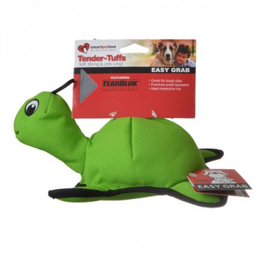 Smart Pet Love Green Turtle Dog Toy - 1 Pack - 5 in. L x 7 in. W