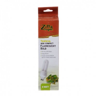 Zilla Mini Compact Fluorescent Bulb - Tropical - 1 Pack - 6 Watt