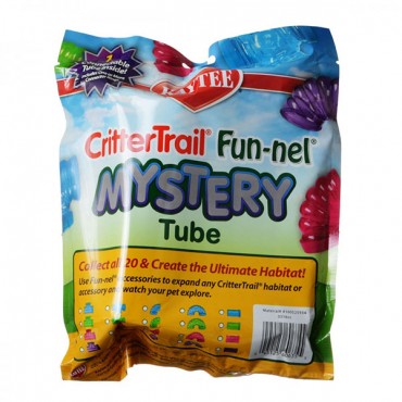 Kaytee CritterTrail Fun-nel Mystery Tube - 1 Pack - Assorted Pieces - 5 Pieces