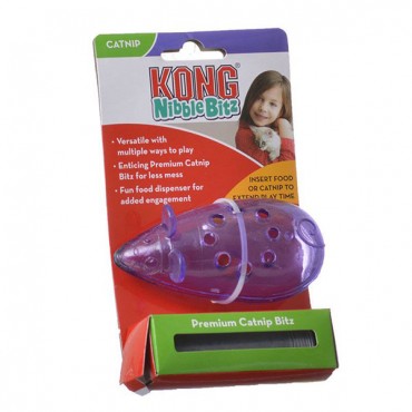 Kong Nibble Bitz Mouse Cat Toy - 1 Pack - 2 Pieces