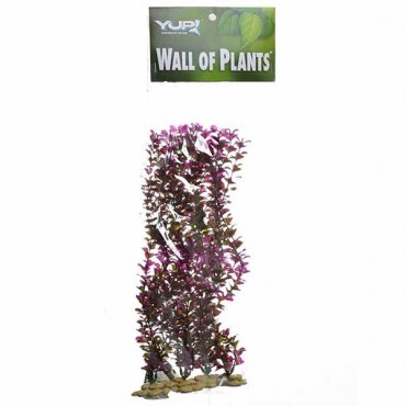 Yup Aquarium Decor Wall of Plants - Red and Green - 1 Pack